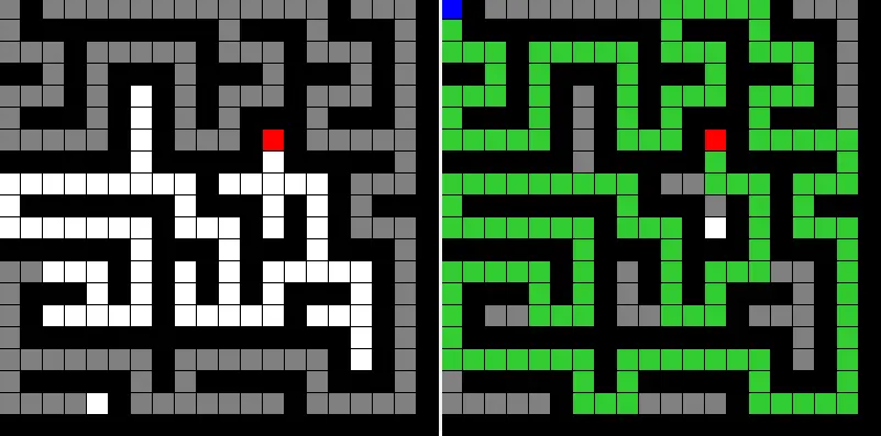 Screenshot of Breadth-First Maze Solver
